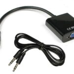 CABLE HDMI M  to VGA F + Audio EST INFO