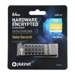 Clé USB 3.0 PIN-DEPO METAL ENCRYPTED 64GB