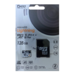 Memoire SD Micro 128G SDXC UHS-II  U3 A1 V60 280/180MB/s Datotek avec Adapt