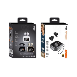 Ecouteur Bluetooth  V11 High Definition, Pure Bass, 48h autonomie, reducteur de bruit