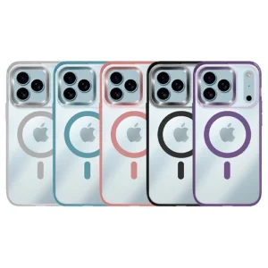 Case Couleur avec Anneau Support en Fer 17, 17 Pro, 17 Air, 17 Pro Max
