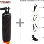 Poignée Hand Grip Waterproof Monopod for GoPro Hero 13 12 11 10 9 8 7 6 5 4 3+ Session Black Silver Action Camera