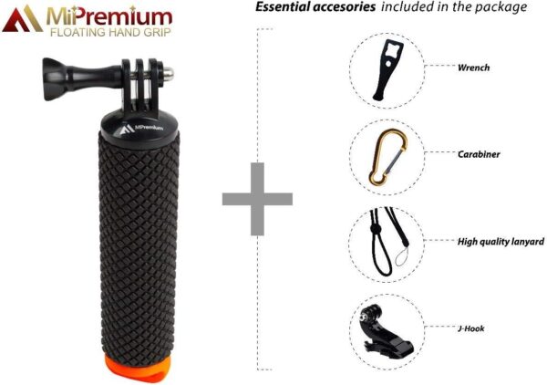 Poignée Hand Grip Waterproof Monopod for GoPro Hero 13 12 11 10 9 8 7 6 5 4 3+ Session Black Silver Action Camera