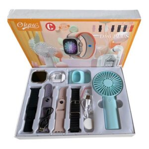 Coffret Montre+ Ventilo + écouteurs + bracelets OKPU D96 PLUS