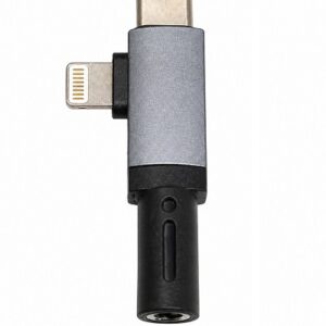 Adaptateur USB C+Lightning vers Jack TYS-304